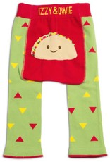 INFANT LEGGINGS GREEN/RED TACO 12-24 months