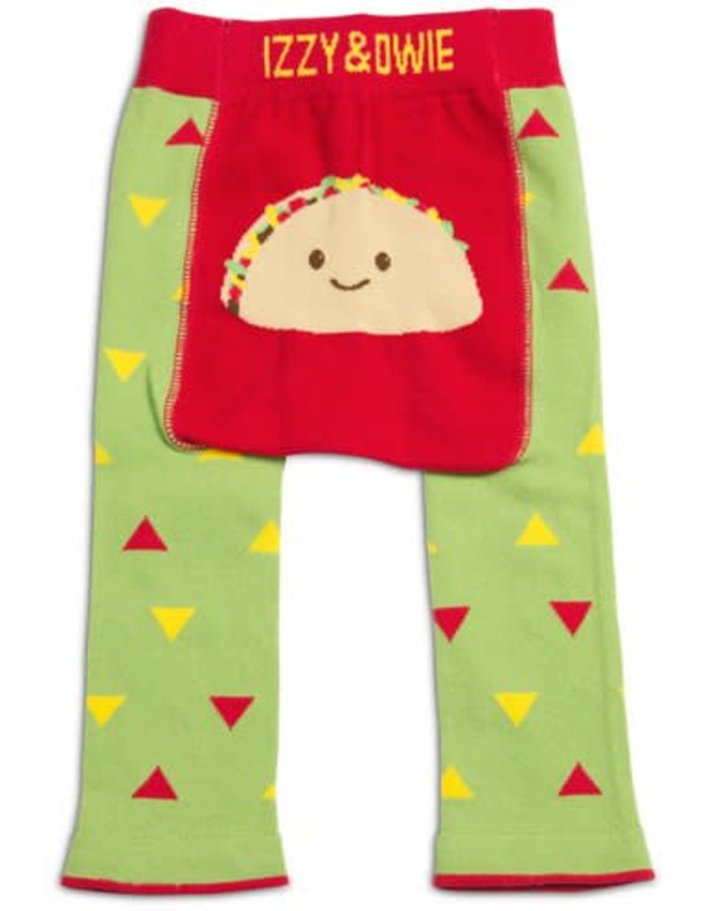 INFANT LEGGINGS GREEN/RED TACO 12-24 months