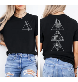 GEOMETRIC SASKATCHEWAN UNISEX T SHIRT