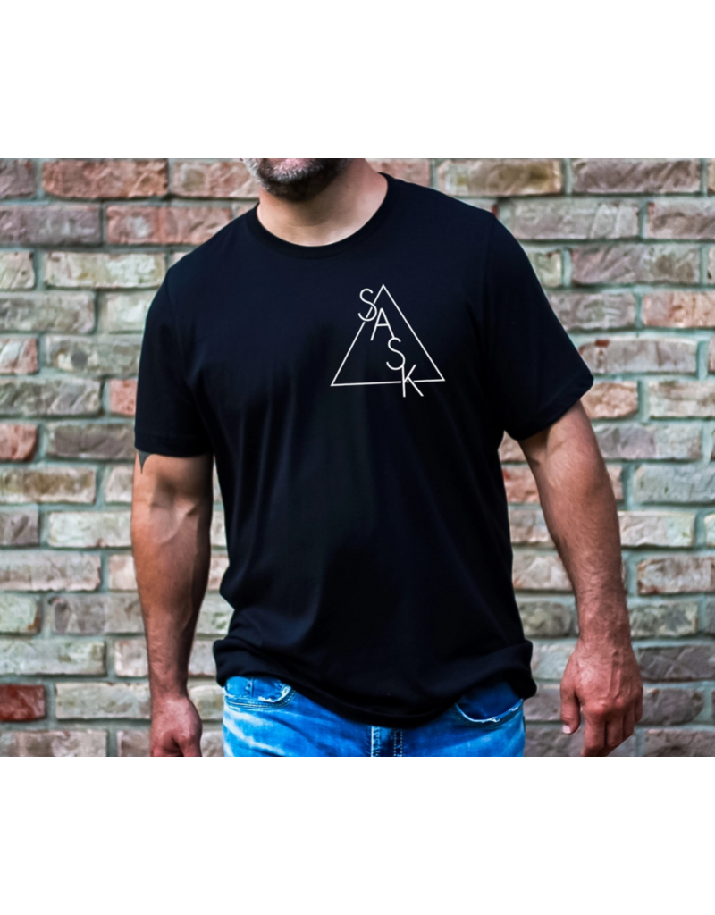 GEOMETRIC SASKATCHEWAN UNISEX T SHIRT