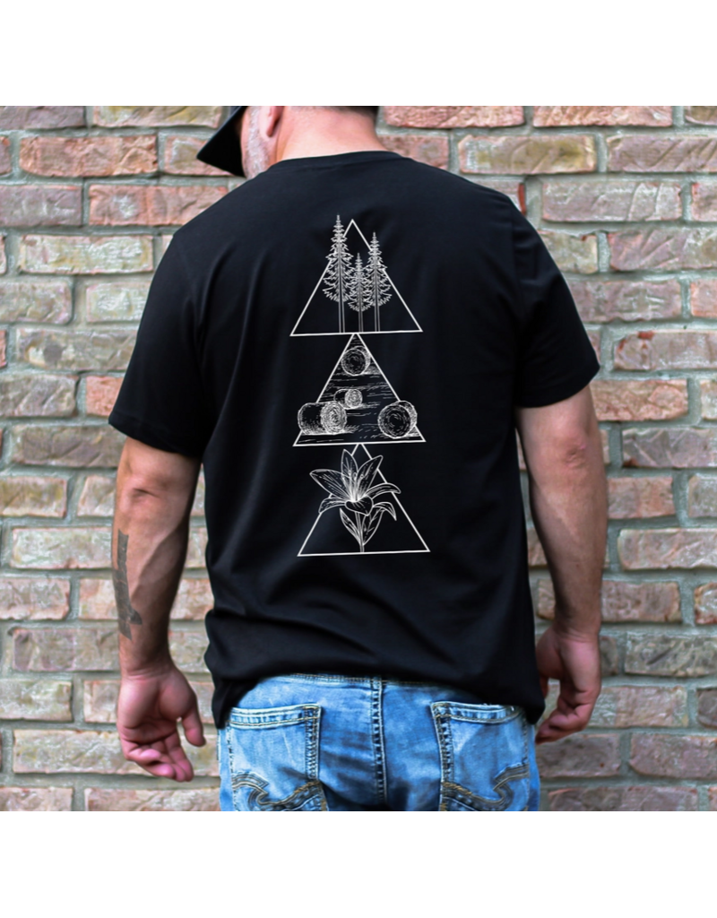 GEOMETRIC SASKATCHEWAN UNISEX T SHIRT