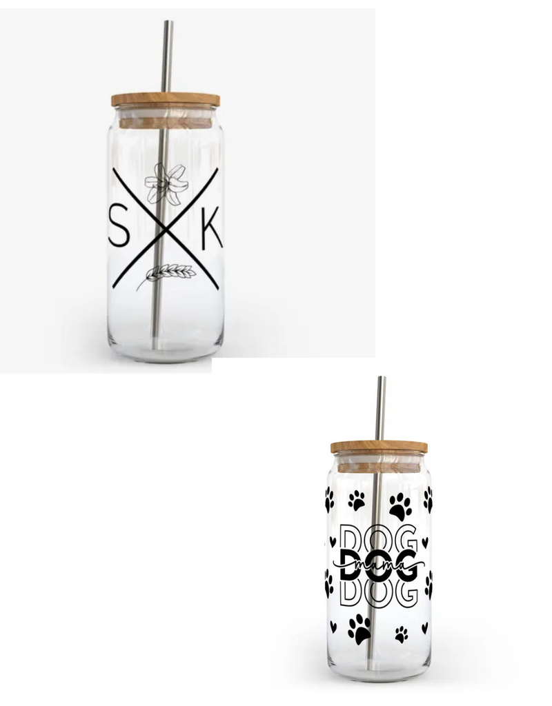 DIYXE GLASS JAR w/BAMBOO LID