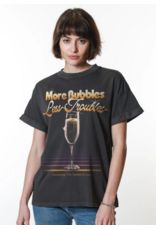 GIRL DANGEROUS COTTON MORE BUBBLES BOYFRIEND TEE