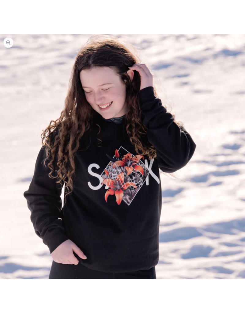 SASK DIAMOND LINE ART UNISEX CREWNECK