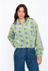 24COLOURS FLORAL PULL OVER MINT GREEN