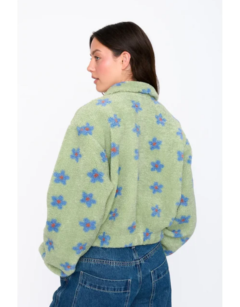 24COLOURS FLORAL PULL OVER MINT GREEN
