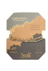 SCOUT DELICATE STONE BRACELET/NECKLACE