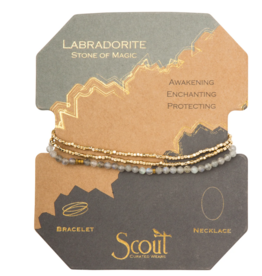 SCOUT DELICATE STONE BRACELET/NECKLACE