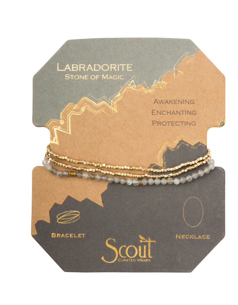 SCOUT DELICATE STONE BRACELET/NECKLACE