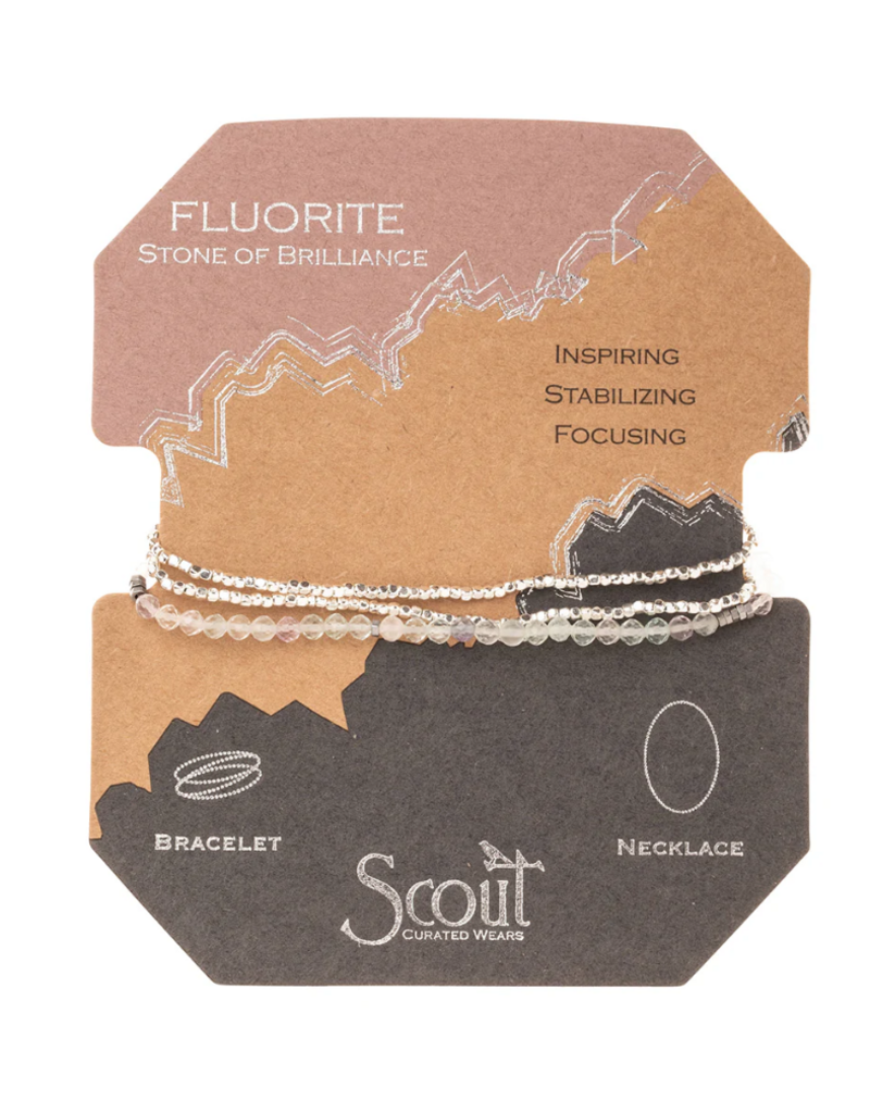 SCOUT DELICATE STONE BRACELET/NECKLACE