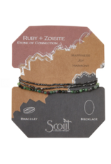 SCOUT DELICATE STONE BRACELET/NECKLACE