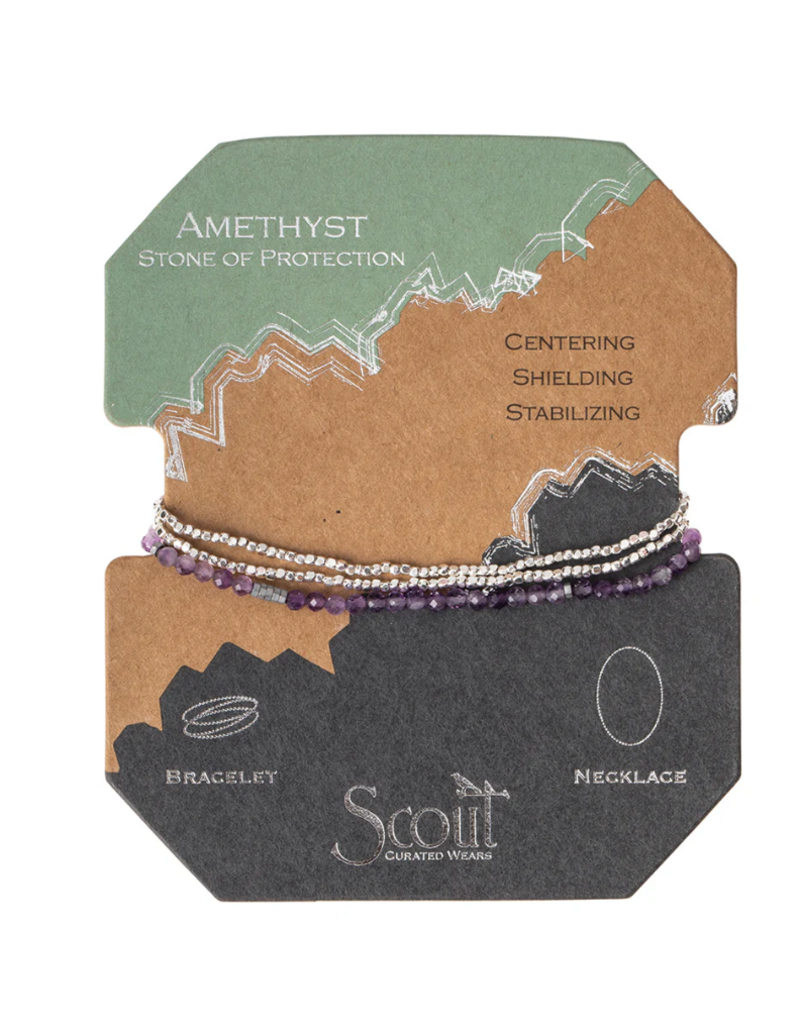 SCOUT DELICATE STONE BRACELET/NECKLACE