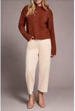 TRIBAL CREW NECK SWEATER ORANGE SPICE