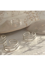 PIKA & BEAR LO-FI  STERLING TOE RING