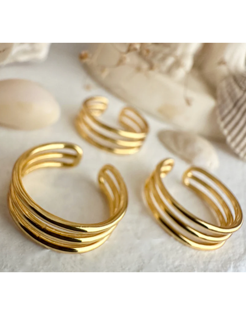 PIKA & BEAR LO-FI  STERLING TOE RING