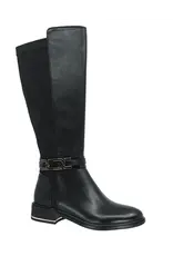 STUDIO LONDON JUNO BLACK WATERPROOF TALL BOOT
