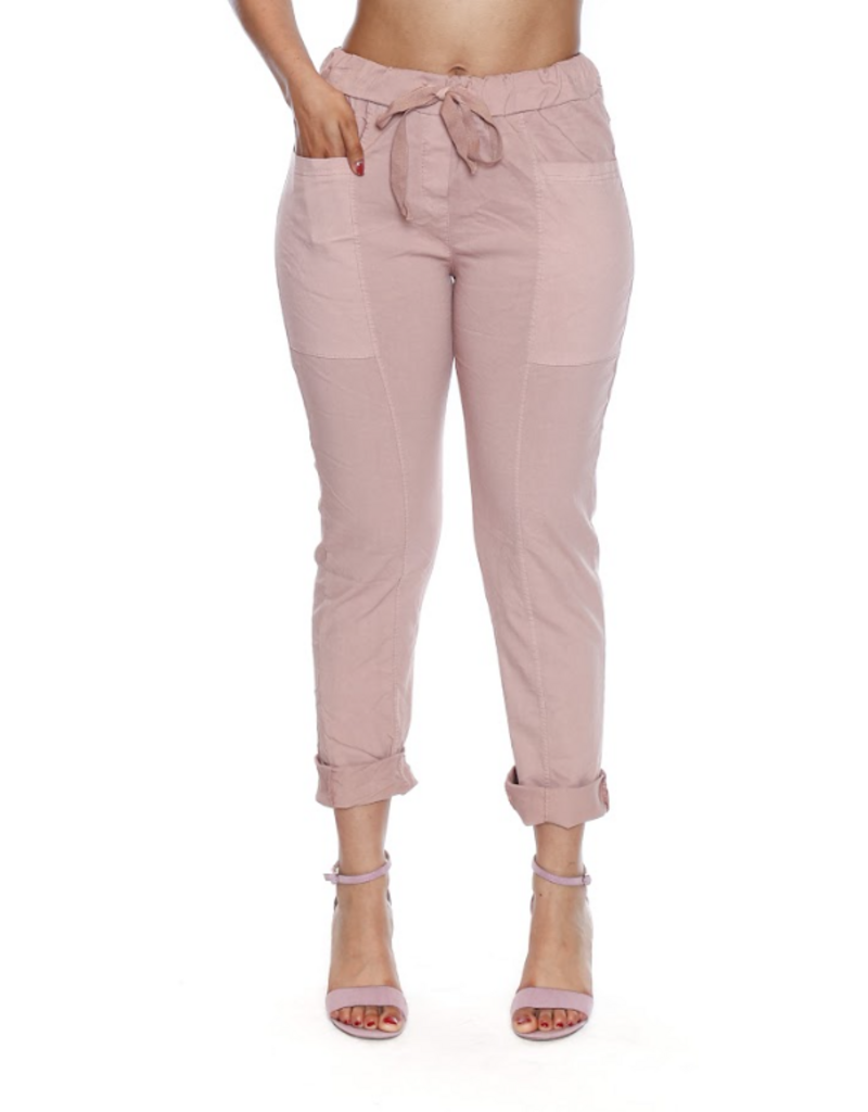 COTTON STRETCH PANTS