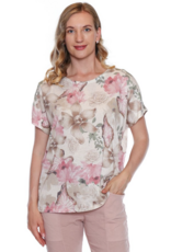 COTTON FLORAL PRINTED TOP
