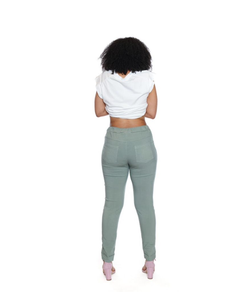 COTTON STRETCH PANTS