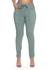 COTTON STRETCH PANTS