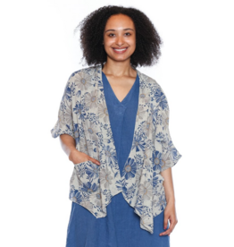 COTTON FLORAL CARDIGAN