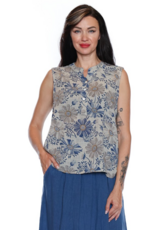 COTTON FLORAL TANK