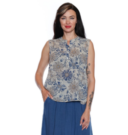 COTTON FLORAL TANK