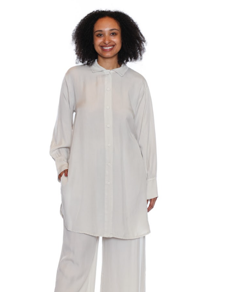 COLLARED BLOUSE SAND