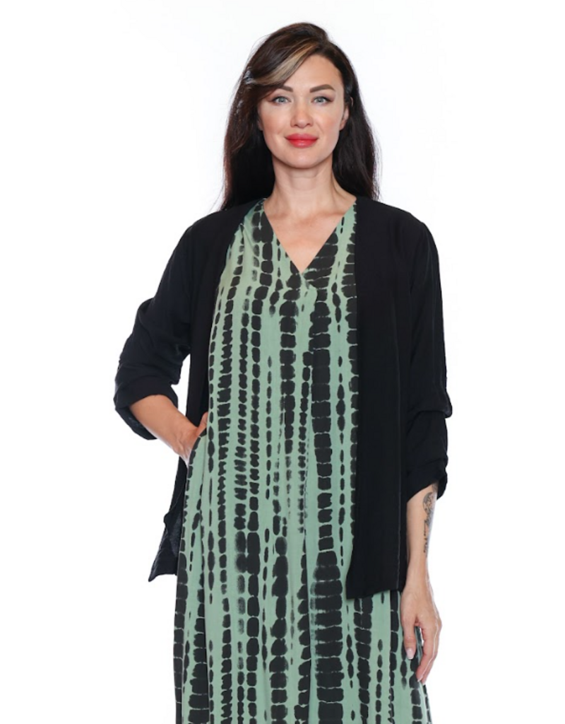 DRAPE SLEEVE CARDIGAN