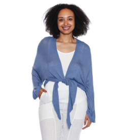 MODAL KNIT TIE FRONT CARDIGAN