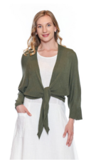 MODAL KNIT TIE FRONT CARDIGAN
