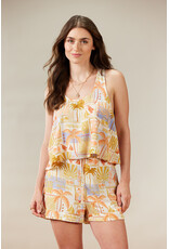 TRIBAL ESSENTIAL CROPPED TANK TOP