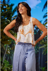 TRIBAL ESSENTIAL CROPPED TANK TOP