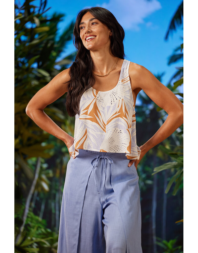 TRIBAL ESSENTIAL CROPPED TANK TOP