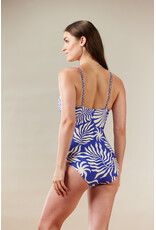 TRIBAL FLATTEN IT GATHERS SWIMSUIT W/ BINDING