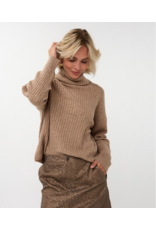 RIBBED OATMEAL SWEATER