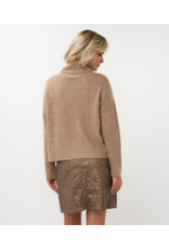 RIBBED OATMEAL SWEATER