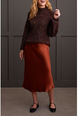 TRIBAL FUNNEL NECK OVERSIZE SWEATER