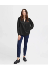 VILINE V-NECK BLACK TOP