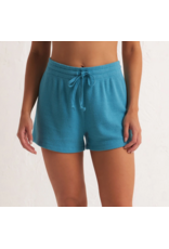 Z SUPPLY BERMUDA BLUE RIBBED SHORTS