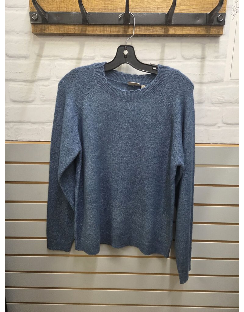 KANVA SWEATER SCALOP NECK BERLING SEA
