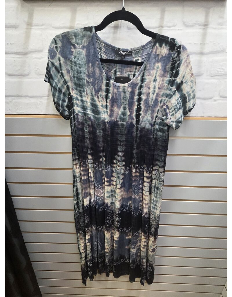 SMOCKED SHORT SLV ONE SIZE DRESS