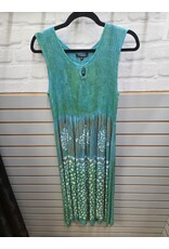 SMOCKED SLVLESS ONE SIZE DRESS