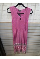 SMOCKED SLVLESS ONE SIZE DRESS