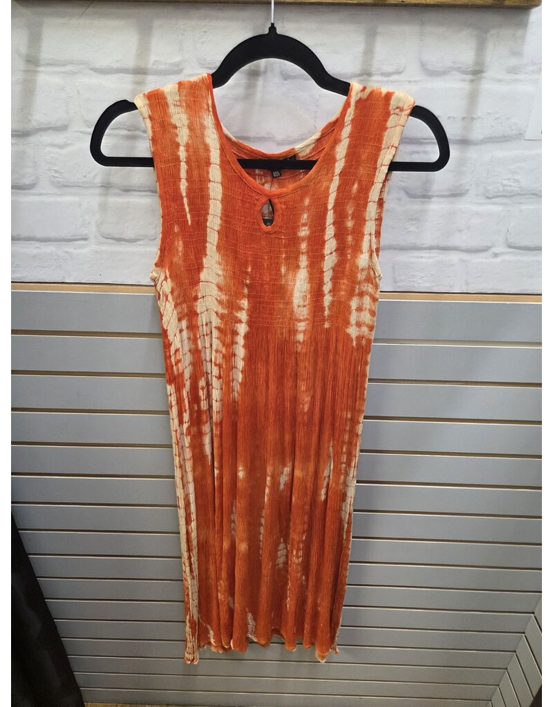 SMOCKED SLVLESS ONE SIZE DRESS