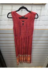 SMOCKED SLVLESS ONE SIZE DRESS