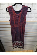 SMOCKED SLVLESS ONE SIZE DRESS