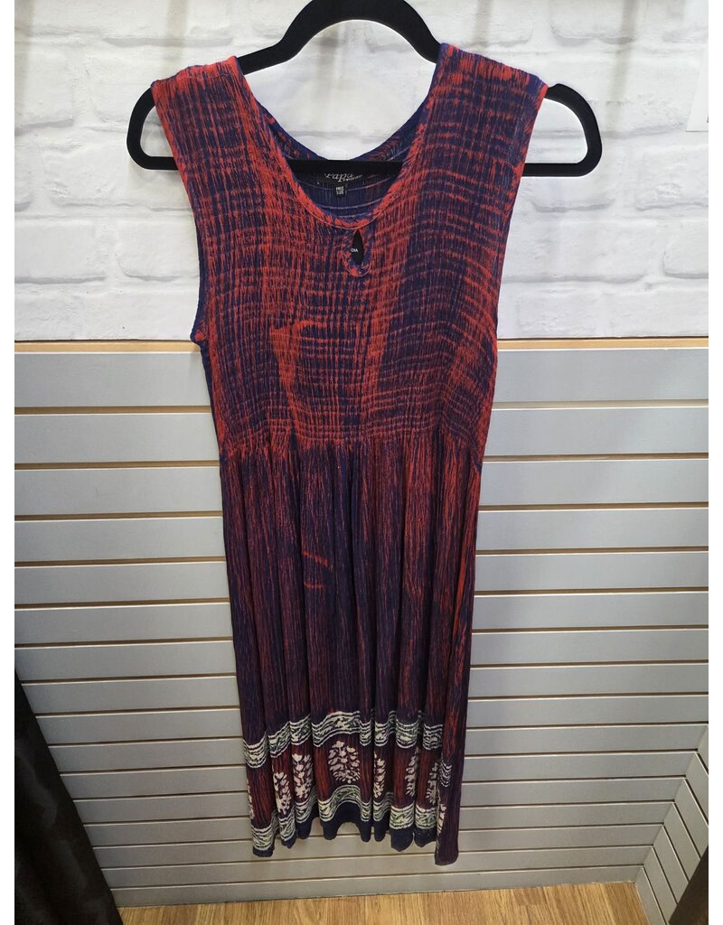 SMOCKED SLVLESS ONE SIZE DRESS