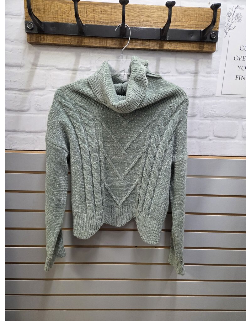 SAGE CHENILLE SWEATER