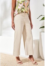 TRIBAL COMFORT STRETCH HIGH RISE PALAZZO PANTS-CANVAS